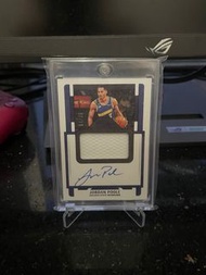jordan poole one /35 ja auto nba panini