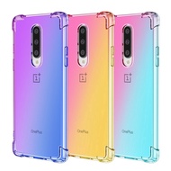 Shockproof Gradient Case For Oneplus 8 Pro 7 7T Pro 6T 7 Pro Soft Protective Case For Oneplus 6T