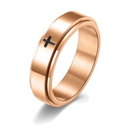 HUASAI Anxiety Ring for Women Worry Rings Fidget Band Ring Moon Sun Star Spinner Rings for Girls Str