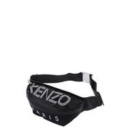 Counter genuine KENZO Logo nylon belt bag black + white