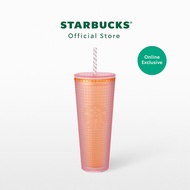 Starbucks Pink Grid Cold Cup 24oz. ทัมเบลอร์สตาร์บัคส์พลาสติก ขนาด 24ออนซ์ A11150435