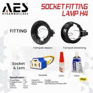 H4 Socket Lamp Fitting Bracket H6 to H4 Mini Biled Fitting (19.3444)