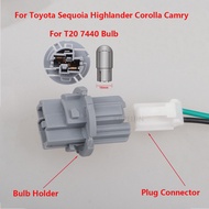 For Toyota Camry Sequoia Turn Signal Light Socket T20 7440 Bulb Holder Connector
