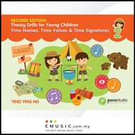 [New]Poco Studio Theory Drills for Young Children Book 2 - Time Name, Time Values & Time Signatures 