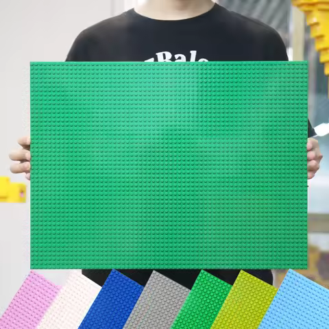 1 pcs 48*64 Dot Matrix Single Sided Base Plate Blocks, Compatible Brand Blocks, Wall DIY Base Plate,
