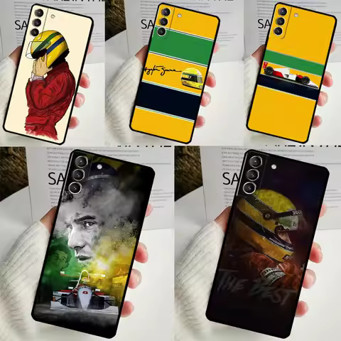 Ayrton Senna F1 Case For Samsung Galaxy S24 Ultra S22 Plus S20 S21 FE S8 S9 S10 Note 10 20 S23 Ultra