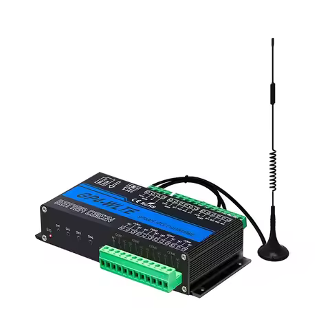 GP4-WLTE Smart 4G Global GSM SMS APP Controller RS485 WEB Control 4 CH 4-20ma Analog Inputs 10A Rela