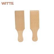 WITTE 3PCS Gnocchi Board, Ridged Surface Beech Wood  Making Tool,  Easy Clean Paddle Shape Gnocchi M