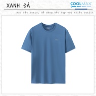 Áo thun nam thể thao S2 SPORT cổ tròn tay ngắn vải COOLMAX thun lạnh siêu mát thoáng khí - STS06