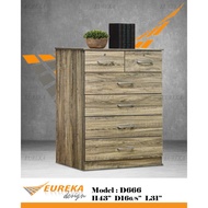 EUREKA D666 2.5ft 6 Drawers Cabinet / Almari Laci (Deliver & Installation Klang Valley) EB
