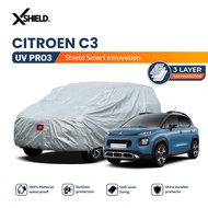 CITROEN 3-Layer Car Cover Waterproof & UV-Resistant Aluminum Film CoverC3