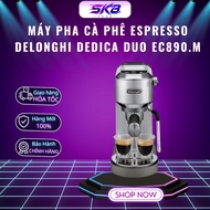 DeLonghi Dedica Duo EC890 Espresso Coffee Maker.M – 15 Bar, 4 Functions: Espresso -