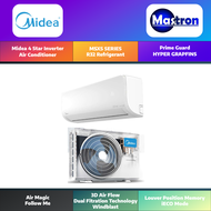 Midea R32 4-Star Inverter Xtreme Save Air Conditioner MSXS-10CRDN8 1HP/1.5HP/2HP/2.5HP/3HP - Energy 