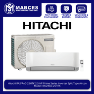 Hitachi RAS/RAC-25HTK 2.5 HP Prime Series Inverter Split Type Aircon