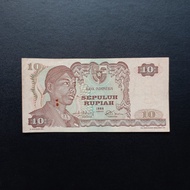 Uang Kertas Kuno Rp 10 Rupiah 1968 Sudirman TP126