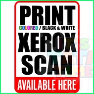 ✙ ♧ Print Xerox Scan Signage for Business