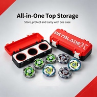 Rugged Beyblade X Box Dual Colour 3 Clip Beyblade X Case V5 Storage Box travel box accessories custo