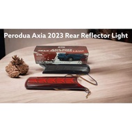 Perodua Axia 2023 Rear Bumper Reflector With Signal Running