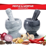 Mini Stone Mortar and Pestle Lesung Batu Mini Natural Granite Mortar For Kitchen Garlic Chili Spices Mashed