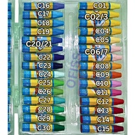 [LOOSE_2/3] BUNCHO OIL PASTELS C25~C45