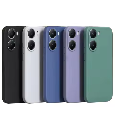 Liquid Silicone Phone Cases For Poco X7 F6 X6 X5 X4 X3 Pro M4 F5 Pro M5 F3 F4 GT Camera Protection C
