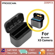 PROOCAM Insta360 X3 360 camera Dual charger hubaa