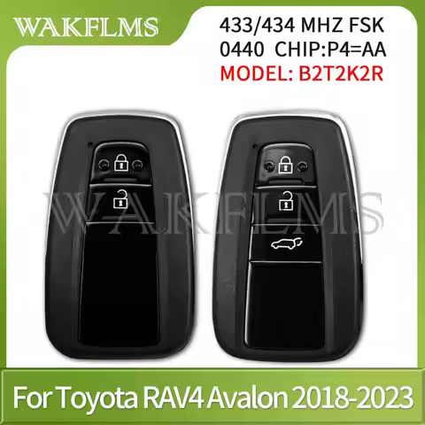 For Toyota RAV4 Avalon Highlander 2019 2020 2021 2022 2023 Smart Car Key 0440 8A Chip P4=AA 433/434M