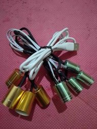 lampu lighting mini sound miniatur USB 1 pcs 4lampu berkedip