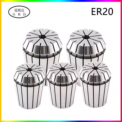 ER20 collet range 1mm 2mm 3mm 4mm 5mm 6mm 7mm 8mm 9mm 10mm 12mm 13mm 3.175mm 12.7mm 3/8 1/2 er20 chu