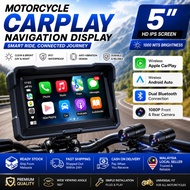 5-inch motorcycle navigation system car mounted motorcycle Carplay TPMS screen IPX67 waterproof high