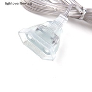 [lightoverflow] Cable Plug Transparent Led light string Extension Standard Power Extension Cord [SG]