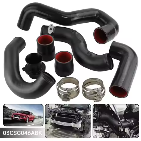 2.0TFSI B8 Series (A4/A5/Q5/A6/A7) & MACAN Performance Black Intercooler Pipe Kit w/Boost Sensor