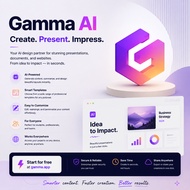 Gamma AI Pro Premium Account | AI Presentation Slides Tool | Official License | Instant Delivery Bes