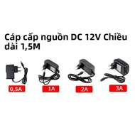 DC 12V Chuyển Đổi Nguồn Điện 2.1mm * 5.5mm Chiếu Sáng Biến Áp AC 110V ~ 220V Adapter Dành Cho Đèn LE