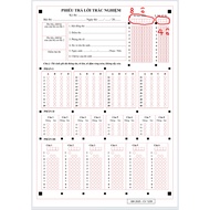 (NEW) 101 multiple choice exam sheets for high school app QM2025 - WITH POINTS - Latest model, 8 SBD