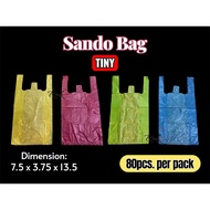 Sando Bag TINY 80pcs per pack Tiny Plastic Bag