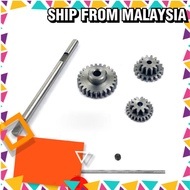 Metal Transmission Gear with D Axis Gearbox Steel Gears Set for WPL D12 1/10 RC Car Upgrade Parts Ac