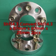 Spacer 5h114.3 Convert 5h114.3 x 67mm x 67mm x 25mm 2pcs