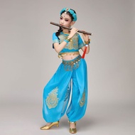 Ethnic Style Minority Ethnic Weiwuer Ethnic Girls Costumes Children Exotic Stage Compilation Photo W