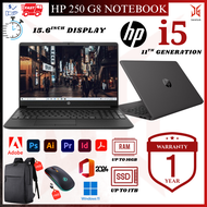 Refurbished HP 250 G8 Laptop Series – Core i5 (8th / 10th / 11th Gen) | Up to 16GB RAM & 1TB SSD