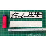 Evolution HKS Sticker Cutting evolution hks
