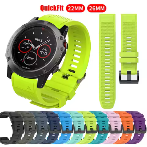 QuickFit Strap 22mm/26mm For Garmin Fenix Series Sports Band For Garmin Forerunner 970 Quatix 8 Tact
