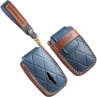 HIBEYO Customizable 8 Button Key Fob Cover Compatible with Genesis GV60 GV80 G70 G90 2025 2024 2023 