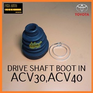 TOYOTA ACV30,ACV40 DRIVE SHAFT BOOT IN 43448-20080