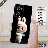 OPPO A57 Case -OPPO A76 -OPPO A77 -OPPO A77s _Cool, flexible, elastic, black silicone casing