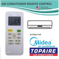 Midea / Topaire Replacement For Midea Topaire Air Cond Aircond Air Conditioner Remote Control RG-52