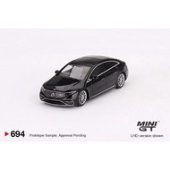 MINI GT 1:64 Mercedes-Benz EQS 580 4Matic - Black