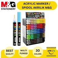Acrylic Marker Acrylic Marker Acrylic Marker Multifunction Marker M&G 30 Color Options