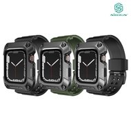 NILLKIN Apple Watch S4/5/6/SE (44mm) 銳動錶帶保護殼(黑+黑)