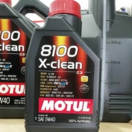 MOTUL 8100 X-CLEAN 5w40 100%Synthetic (1L)